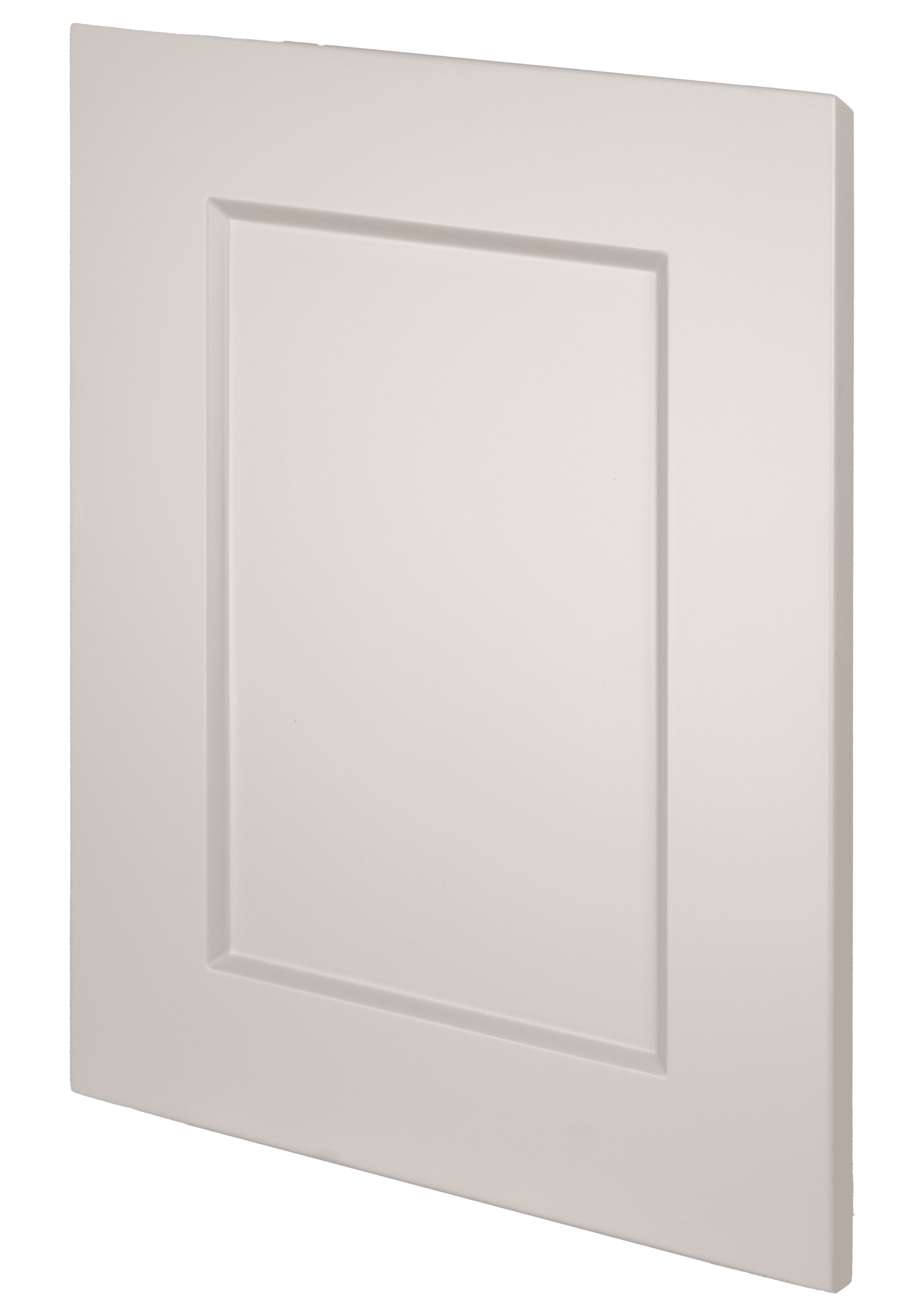 Puerta de cocina en color blanco mate con diseño simple