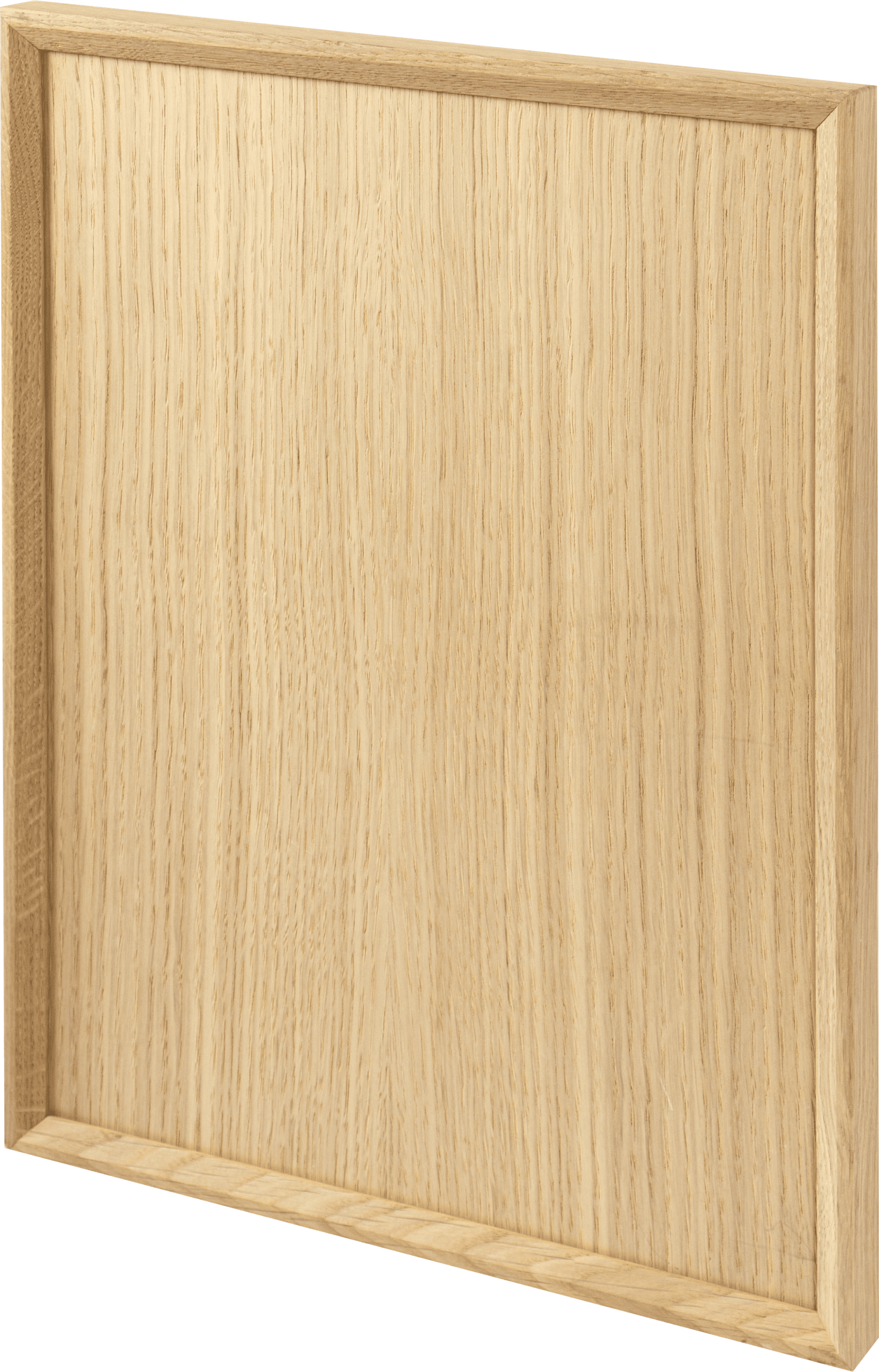 Panel de madera de roble con textura y acabado natural